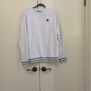 White FILA crewneck